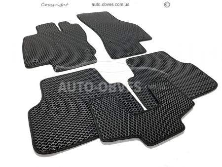 Floor mats Skoda Octavia A7 2012-2017 black 5 pcs - type: Eva фото 0