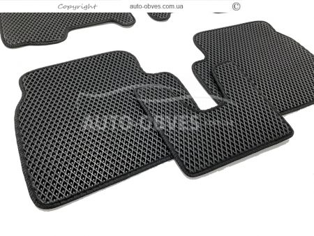 Floor mats Chevrolet Aveo 2005-2012 black 5 pcs - type: Eva фото 4