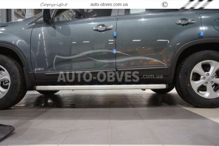 Профільні підніжки Kia Sorento 2013-2016 - style: Range Rover фото 2