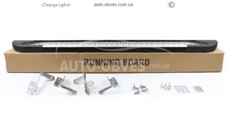 Aluminum running boards Nissan Terrano 2014-2018 - Style: BMW фото 1