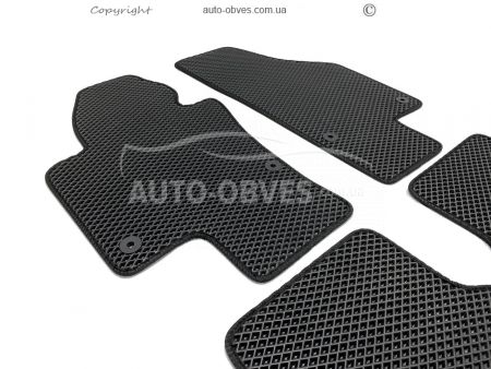 Floor mats Volkswagen Tiguan 2007-2016 black 5 pcs - type: Eva фото 1