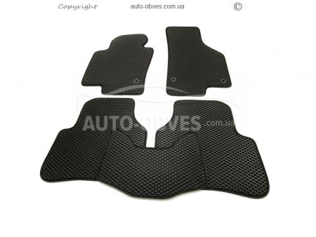 Floor mats Volkswagen Passat B7 black 5 pcs - type: Eva фото 0