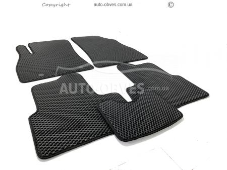 Floor mats Nissan Juke 2010-2014 black 5 pcs - type: Eva фото 0