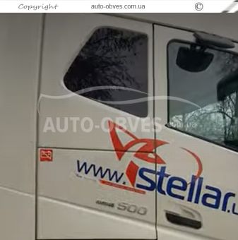 Overlays on the cabin false windows Volvo FH euro 6 - type: plastic 2 pcs фото 3