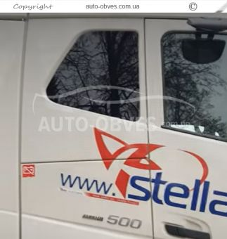 Overlays on the cabin false windows Volvo FH euro 6 - type: plastic 2 pcs фото 4