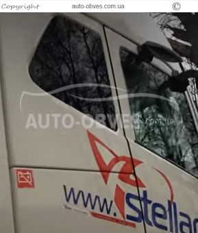 Overlays on the cabin false windows Volvo FH euro 6 - type: plastic 2 pcs фото 5