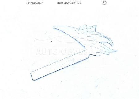 Накладки окантовка дверних ручок Scania R, G - тип: штамповка 3D фото 2