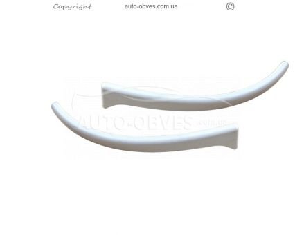Covers for Scania euro 5 headlights - type: 3D stamping, for headlights without turn signals photo 2