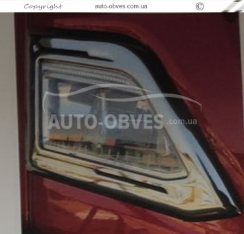 Накладки на фонарі верхні Scania R, S euro 6 2017-... - тип: штамповка 3D кабіна topline фото 7