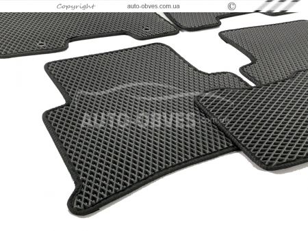 Floor mats Hyundai Tucson 2019-2021 black 5 pcs - type: Eva фото 3