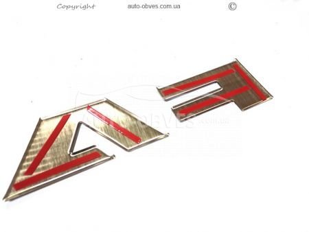 Накладки на літери DAF XF euro 6 - тип: штамповка 3D фото 2