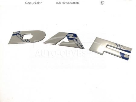 Накладки на літери DAF XF euro 6 - тип: штамповка 3D фото 5