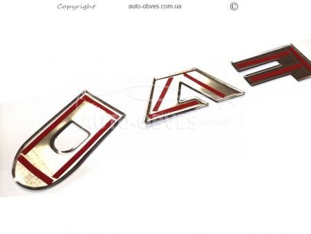 Накладки на літери DAF XF euro 6 - тип: штамповка 3D фото 3