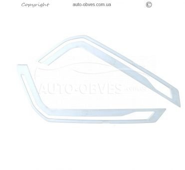 Накладки на фары ресницы DAF XG 2020-... - тип: штамповка 3D фото 1