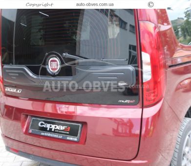 Накладка на крышку багажника Fiat Doblo 2010-... фото 2