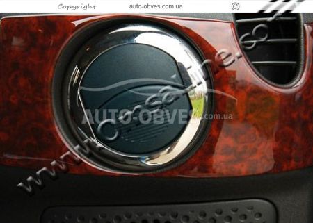 Накладка вентиляционной створки Fiat Doblo 2001-2006 нержавейка, 4 шт фото 2