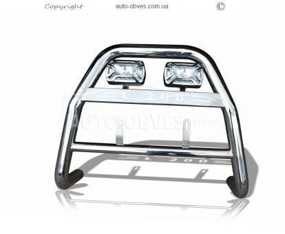 Mitsubishi L200 front bumper protection - type: model product фото 1
