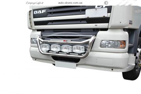 Holder for headlights in the grille DAF CF euro 5 service: installation of diodes фото 0