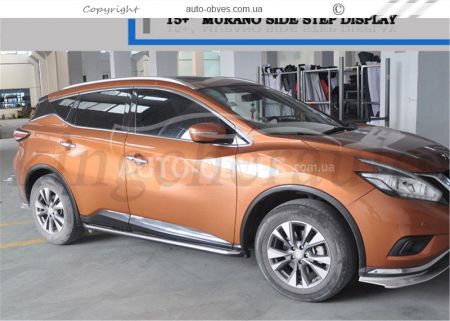 Боковые подножки аналог Nissan Murano 2016-2018 V2 фото 2