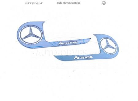 Накладки на ручки окантовка Mercedes-Benz MP3 фото 2