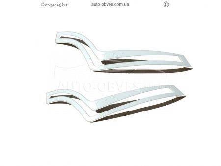 Накладки на фары ресницы Mercedes-Benz Actros MP4 MP5 - тип: штамповка 3D фото 2