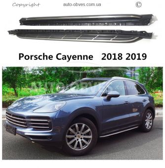 Боковые подножки аналог Porsche Cayenne 2019-... фото 3