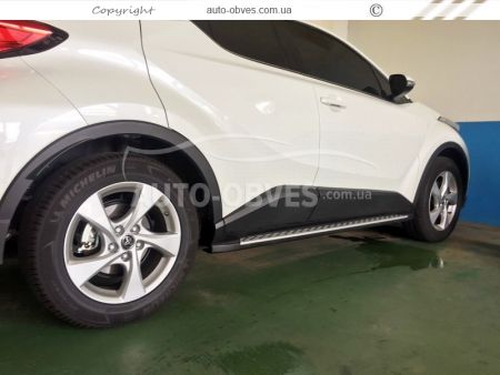 Боковые подножки аналог Toyota CHR фото 3