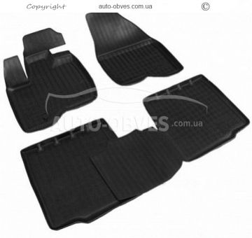 Floor mats Ford Explorer U502 2016-2018 set 5 seats - type: model фото 0