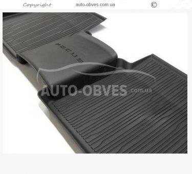 Floor mats original Ford Focus 2016-2018 with board - type: rear 2pcs фото 1