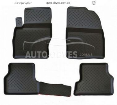 Floor mats Ford Focus III 2011-2015 - type: set, model фото 0