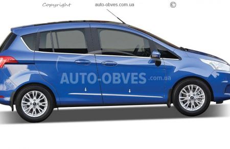 Молдинги на двері Ford B-Max 2012-2017 фото 2