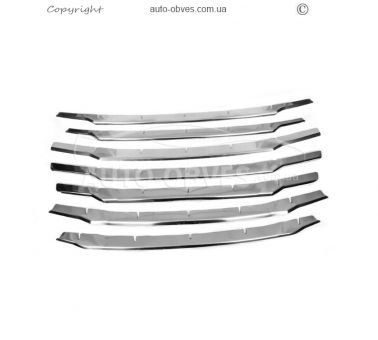 Grille covers Ford Courier 2018-..., 7-piece фото 1