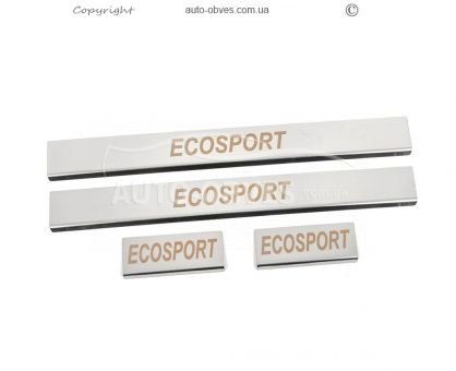 Накладки на пороги Ford Ecosport - тип: 4 шт фото 1