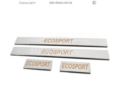 Door sill plates Ford Ecosport - type: 4 pcs photo 0