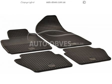 Floor mats rubber Ford Fiesta 2007-2017, 4 pcs фото 0