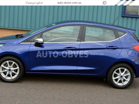 Glass moldings Ford Fiesta 2018-2023 фото 2
