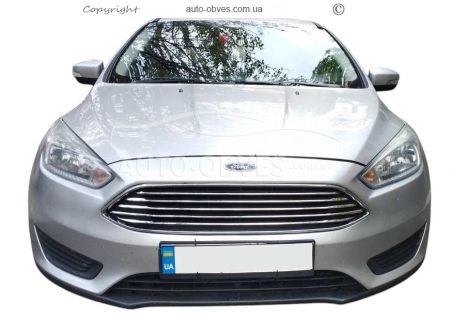 Решетка радиатора Ford Focus III 2011-2017 - тип: titanium фото 2