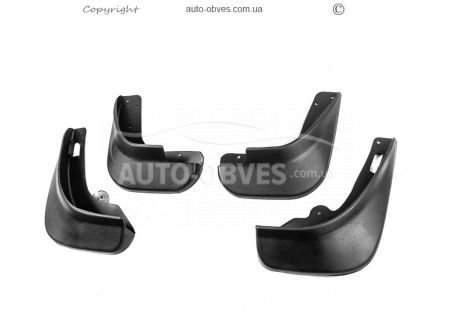 Mud flaps model Ford Focus II 2005-2008 - type: set of 4 pieces HB, SD фото 0