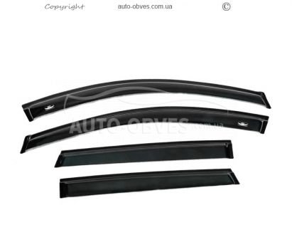 Window deflectors Ford Focus II 2005-2008 - type: sw 4 pcs hic фото 1
