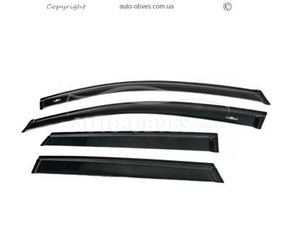 Window deflectors Ford Focus II 2005-2008 - type: sw 4 pcs hic фото 0