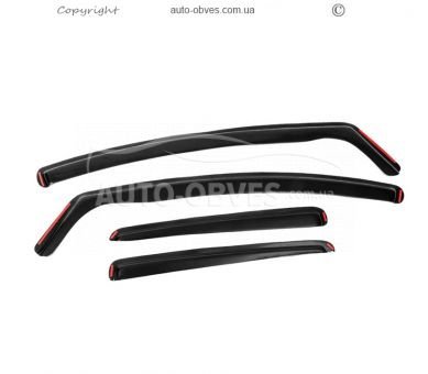 Insert windshields Ford Focus III 2011-2018 - type: 4 pcs sd hb фото 1