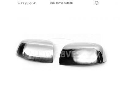 Covers for mirrors Ford Fusion 2002-2012 - type: stainless steel photo 0