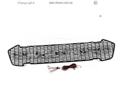 Front grille Ford Ranger - 2015-2022 blue led фото 1