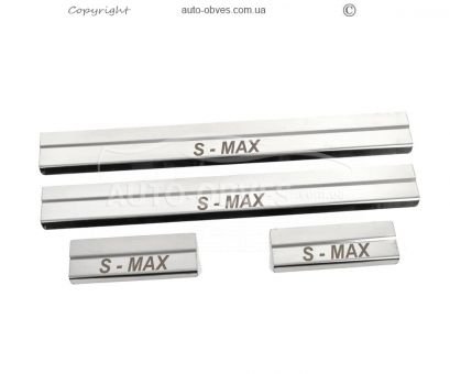 Door sill plates Ford S-Max 2007-2014 - type: 4 pcs photo 1