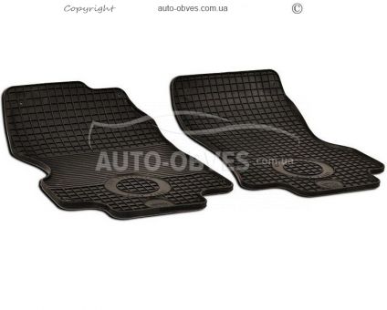 Rubber floor mats Ford Transit 1992-1999, 2 pcs фото 0