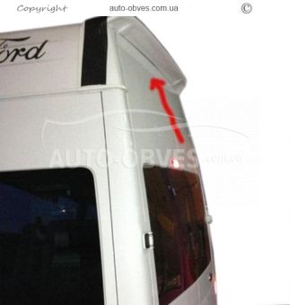 Spoiler Ford Transit 2000-2014 on a high roof фото 3