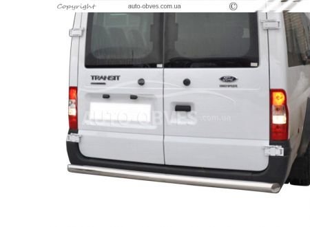 Ford Transit rear bumper protection - type: single pipe фото 0