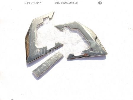 Chrome handle covers for Renault C-Truck - type: 3D stamping фото 5