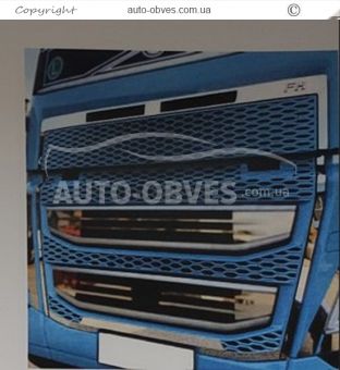 Накладки окантовки решітки Volvo FH 16 euro 6 2021-... фото 4