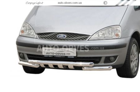Захист бампера Ford Galaxy - тип: модельний, з пластинами фото 0